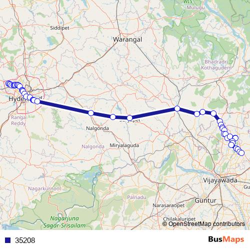 35208 bus Line Map