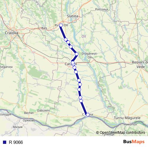 R 9066 rail Line Map