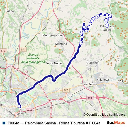Pl004a bus Line Map