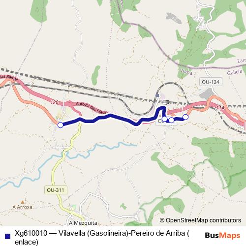 Xg610010 bus Line Map