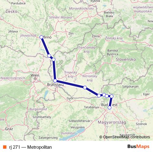 rj 271 rail Line Map