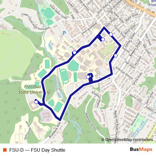 FSU-D bus Line Map