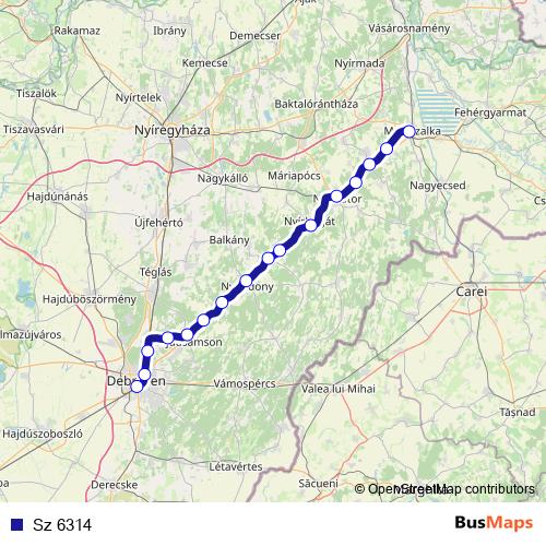 Sz 6314 rail Line Map