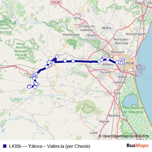 L435b bus Line Map