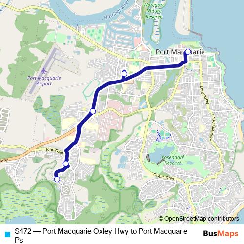 S472 bus Line Map
