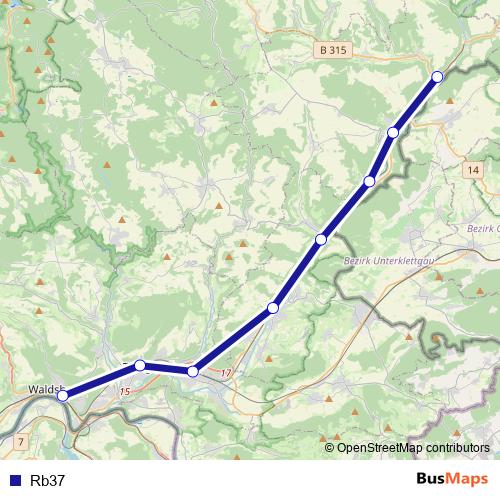 Rb37 rail Line Map