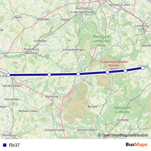 Rb37 rail Line Map