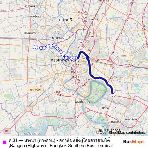 ต.31 bus Line Map