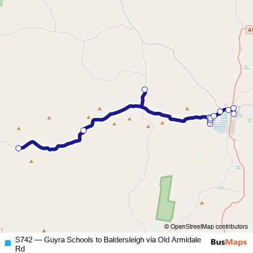 S742 bus Line Map