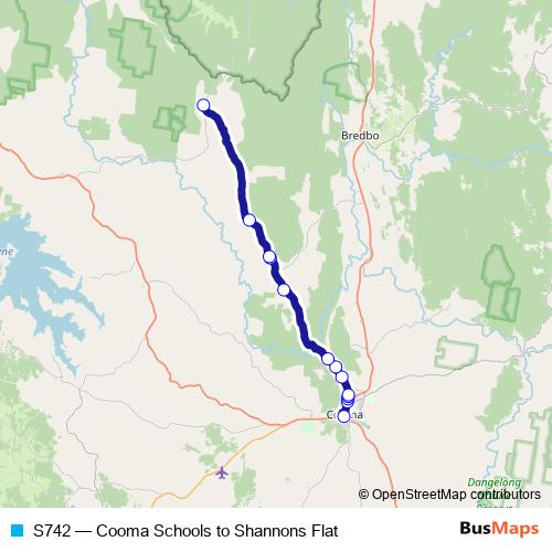 S742 bus Line Map