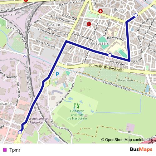 Tpmr bus Line Map