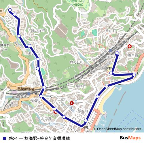 熱24 bus Line Map