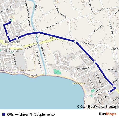 60fs bus Line Map