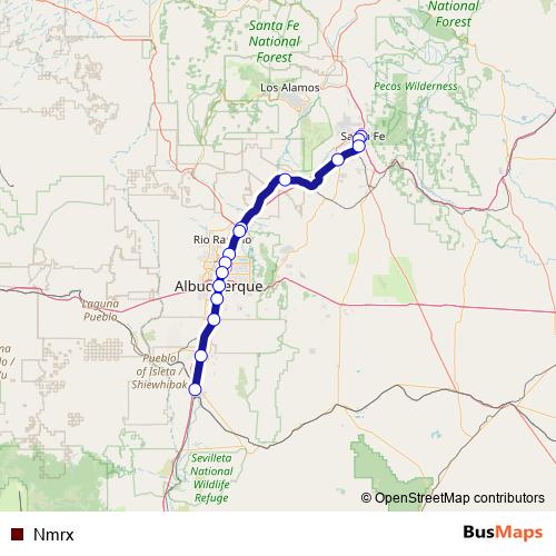 Nmrx rail Line Map