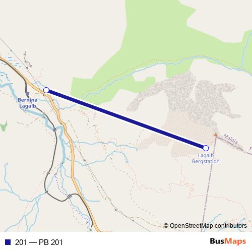 201 cable-car Line Map