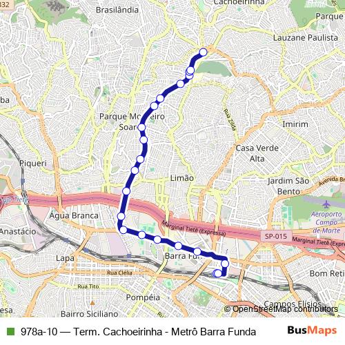 978a-10 bus Line Map