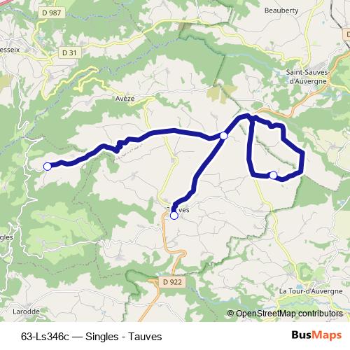 63-Ls346c bus Line Map