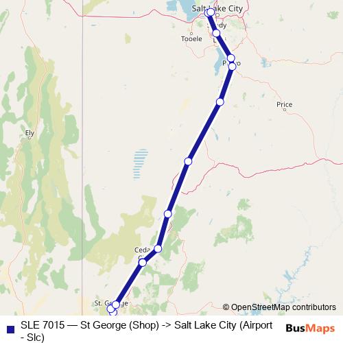 SLE 7015 bus Line Map