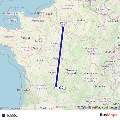Ic555c rail Line Map