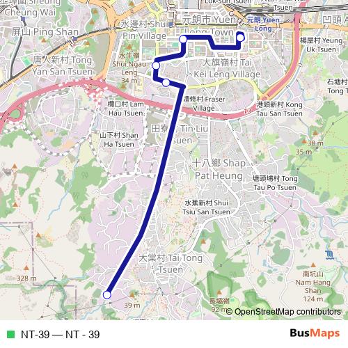 NT-39 bus Line Map