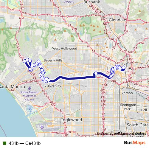 431b bus Line Map