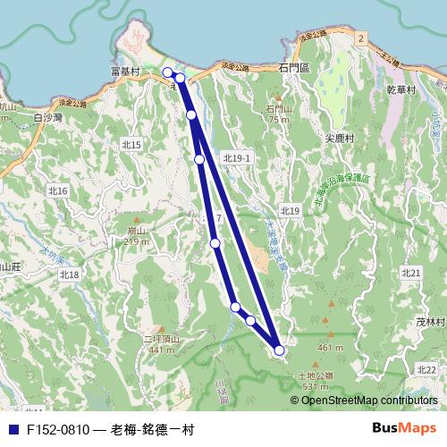 F152-0810 bus Line Map