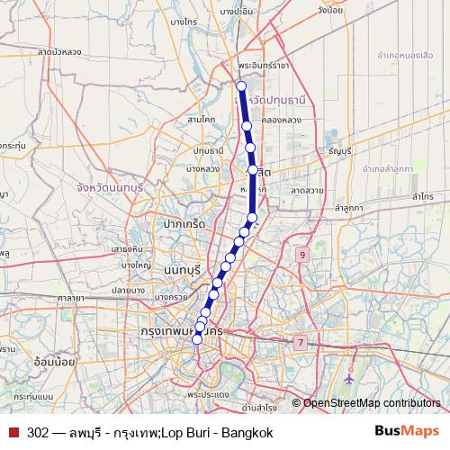 302 rail Line Map