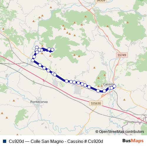 Cs920d bus Line Map