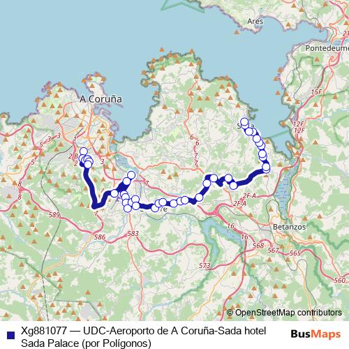 Xg881077 bus Line Map