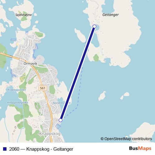 2060 ferry Line Map