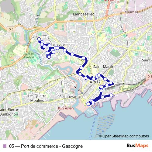 05 bus Line Map