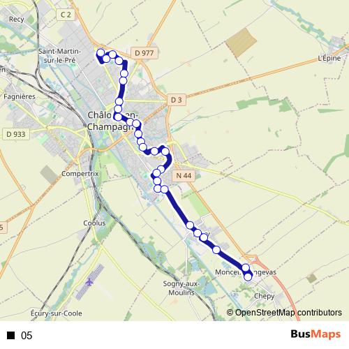 05 bus Line Map