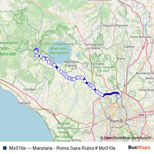 Mz010a bus Line Map