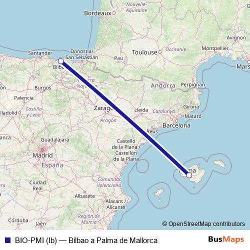 BIO-PMI (Ib) air Line Map
