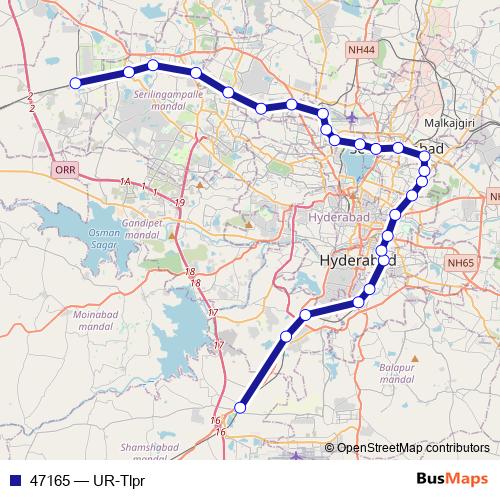 47165 rail Line Map