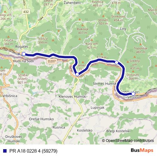 PR A18 0228 4 (59279) bus Line Map