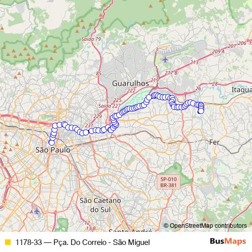 1178-33 bus Line Map
