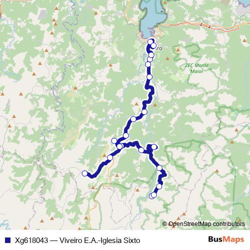 Xg618043 bus Line Map