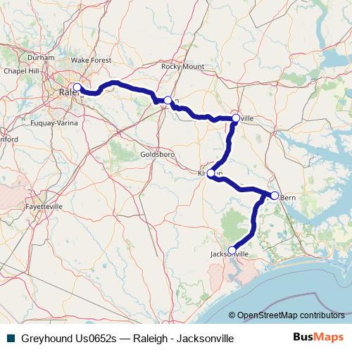 Greyhound Us0652s bus Line Map