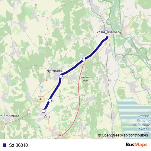 Sz 36010 rail Line Map