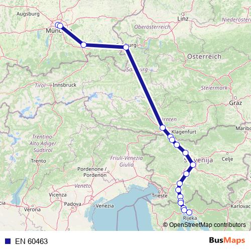 EN 60463 rail Line Map