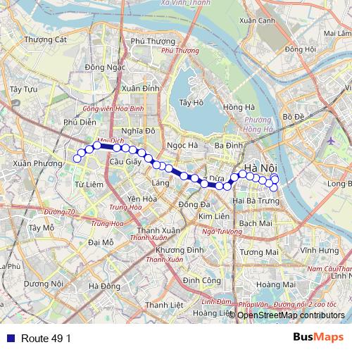 Route 49 1 bus Line Map