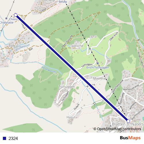 2324 cable-car Line Map