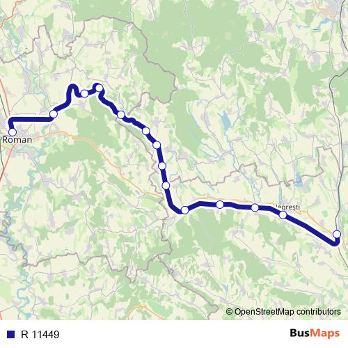 R 11449 rail Line Map