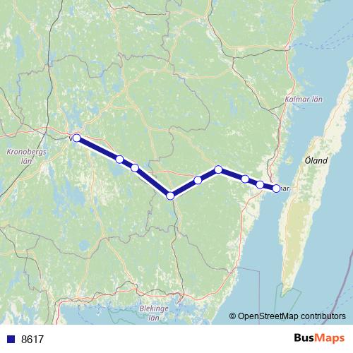 8617 rail Line Map