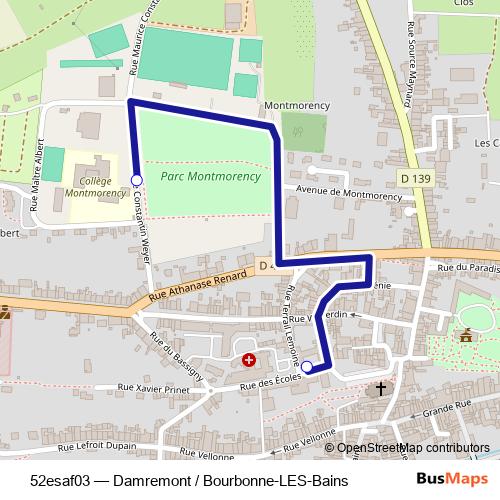 52esaf03 bus Line Map
