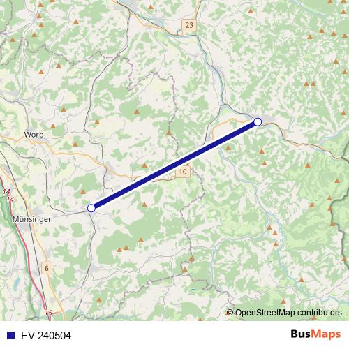 EV 240504 bus Line Map