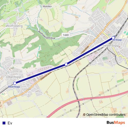 Ev bus Line Map