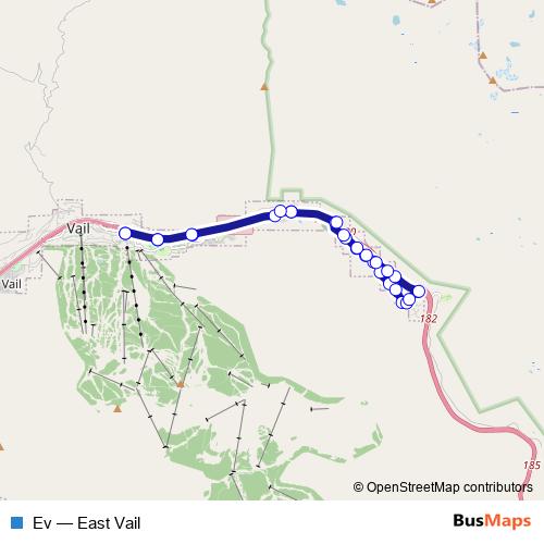 Ev bus Line Map