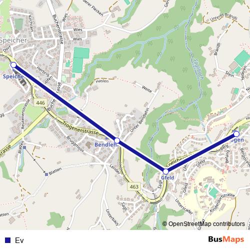Ev bus Line Map